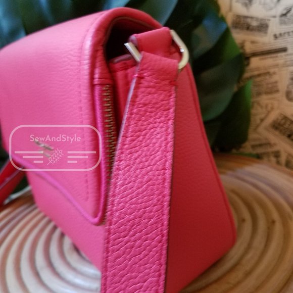 PEACH MELBA KATE SPADE RUN AROUND LARGE CROSSBODY FLAP BRAND NEW - Picture 5 of 8
